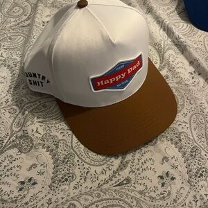 White and Brown Party Cap